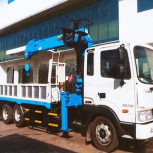 xe tải hyundai HD210 gắn cẩu dongyang 6 tấn
